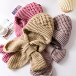 Set Premium de 3 Bufandas con Gorro