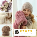 Set Premium de 3 Bufandas con Gorro